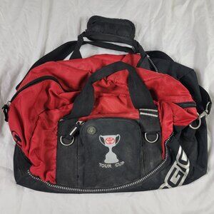 OGIO Half Dome Toyota Tour Cup Duffel Bag Black Red Travel Storage Large